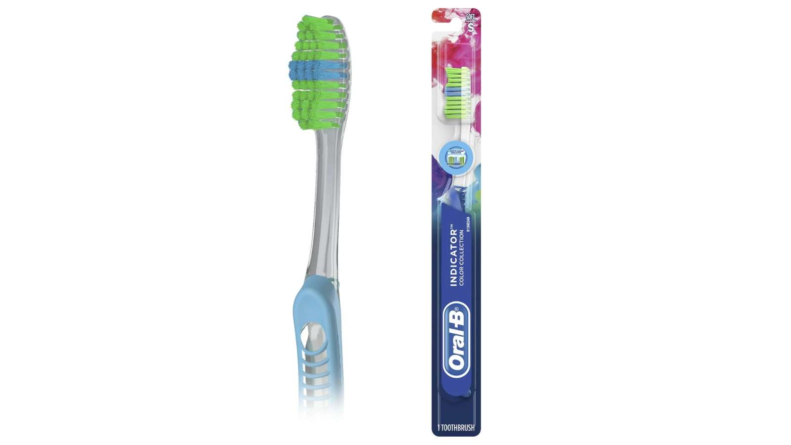 display of oral-b-indicator-toothbrush